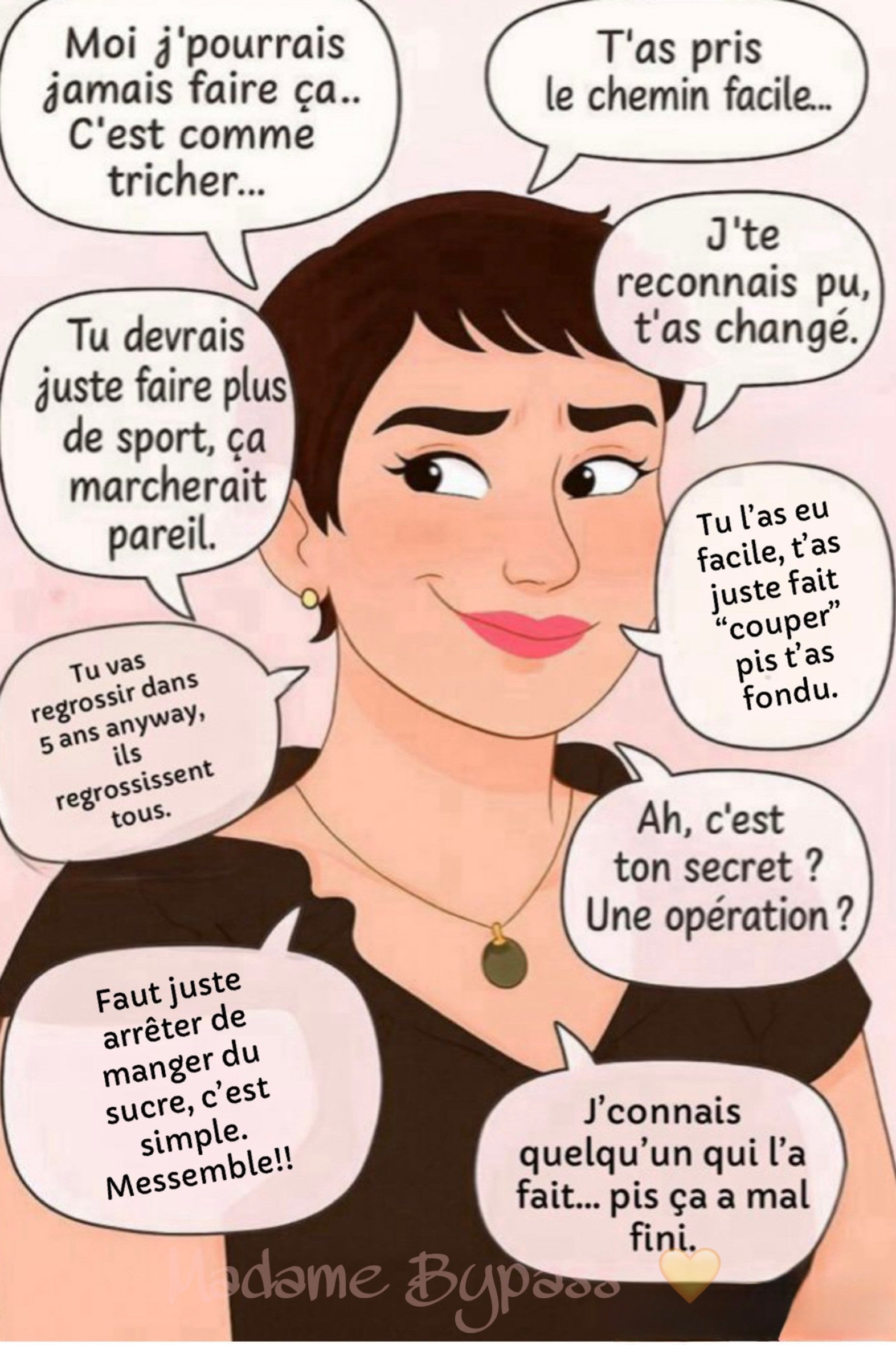 Mme Bypass, chirurgie bariatrique