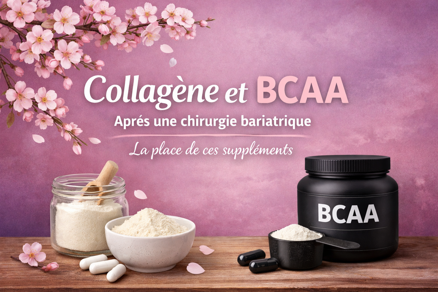 collagène et bcaa chirurgie bariatrique