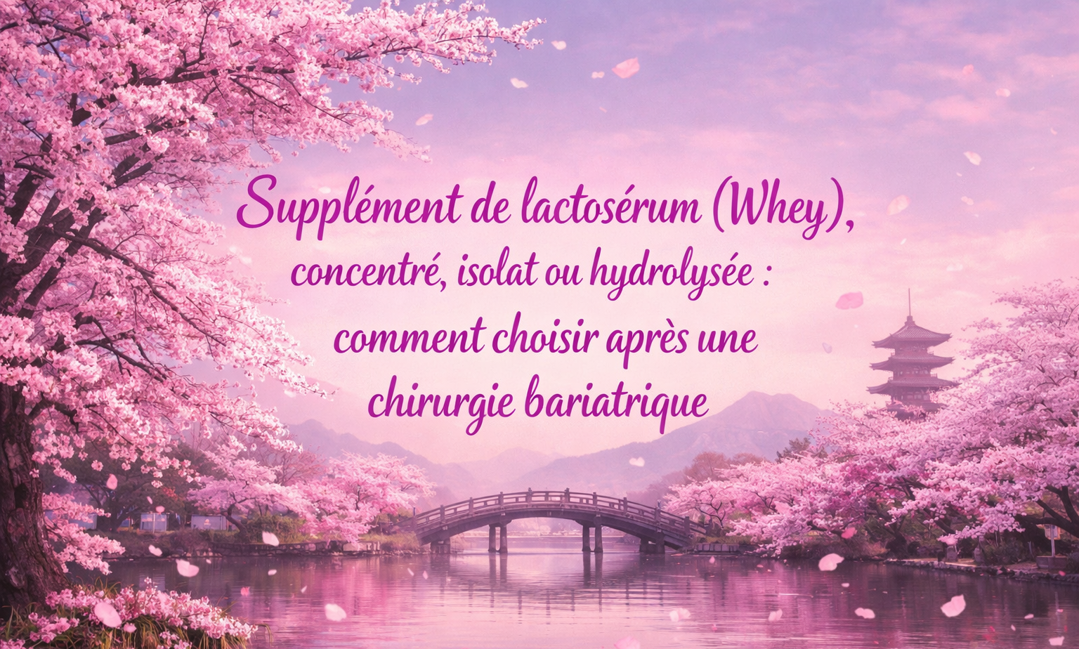 Supplément de lactosérum (Whey), concentré, isolat ou hydrolysée: comment choisir après une chirurgie bariatrique