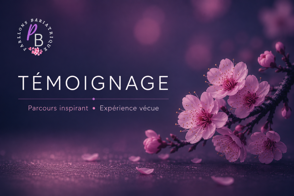 Témoignage, chirurgie bariatrique, parlons bariatrique